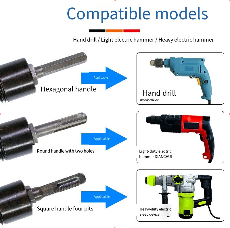 Kit Broca Divisora Madera 4 Piezas Profesional - Imagen 2