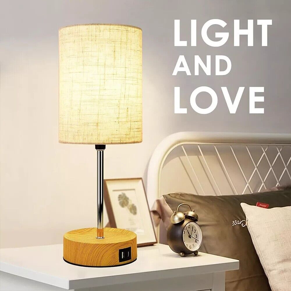 Lámpara de Mesilla con Control Táctil y Carga USB - Imagen 3