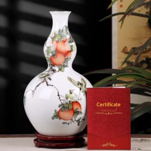 Jarrón Cerámico Decorativo de Porcelana - Estilo Nórdico